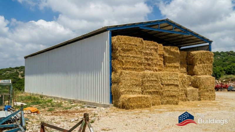 metal hay barn