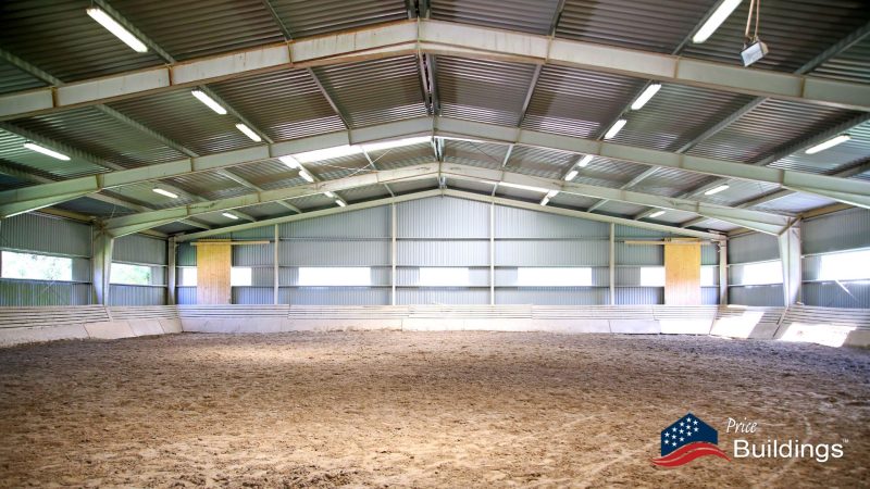 riding arena building interior
