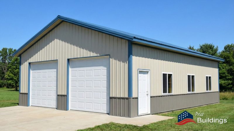 two door garage