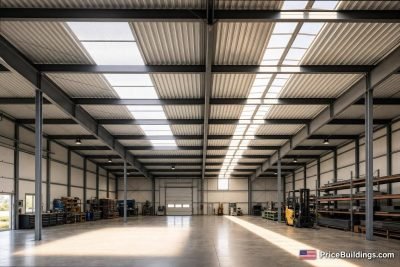 Prismatic Skylights for Steel Buildings